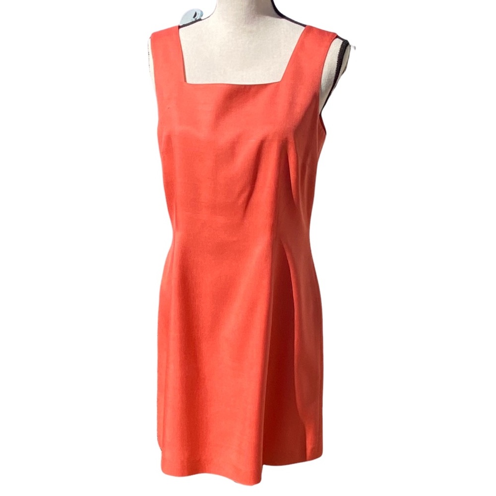 Orange Silk Dress